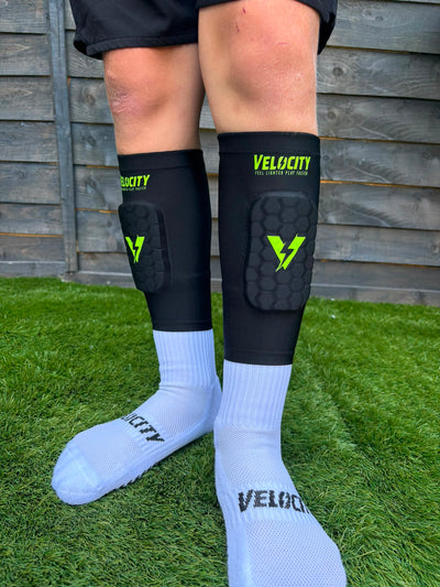 Shin Pads Black/Green